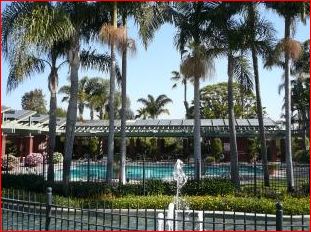 Fountain and pool